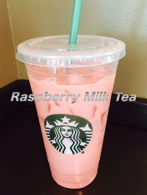 Raspberry Milk Tea