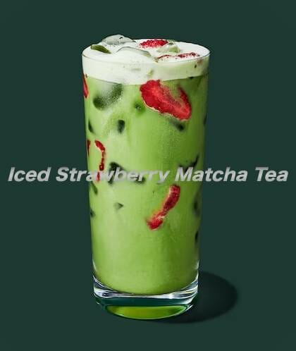 Iced Strawberry Matcha Tea