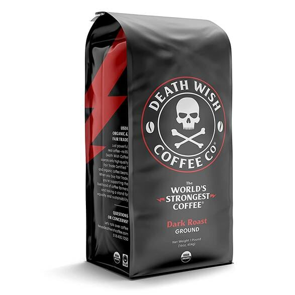 Death Wish coffee claims to be the world's strongest coffee. 