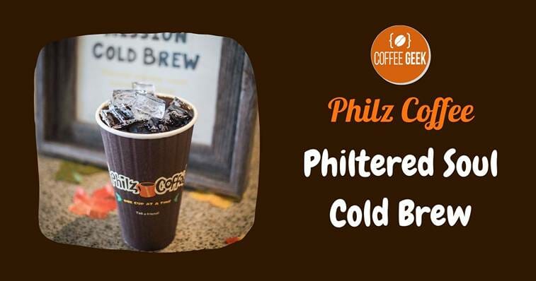Philtered Soul Cold Brew 