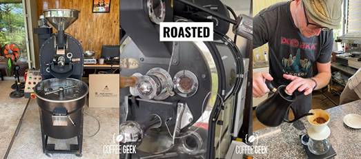 Roasting and Extraction coffee