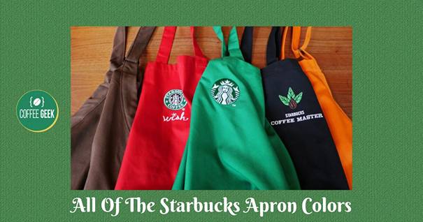 All Of The Starbucks Apron Colors
