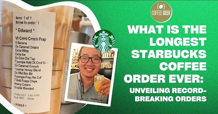 What is the Longest Starbucks Coffee Order Ever Unveiling Record-Breaking Orders