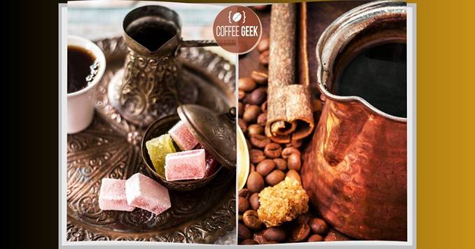 Another interesting aspect of enjoying Turkish coffee is the accompaniment of traditional sweets like Turkish delight.