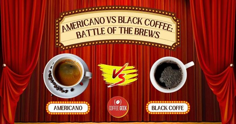 americano vs black coffee