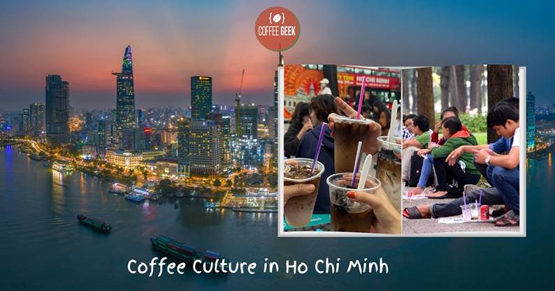 Coffee culture in ho chi minh city.