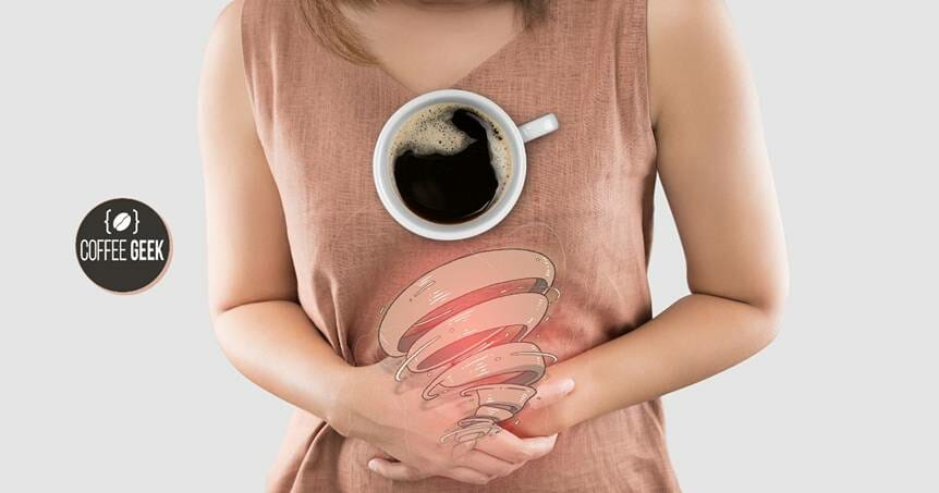 coffee may stimulate bowel movements, and it can also produce an acidic environment in the stomach.