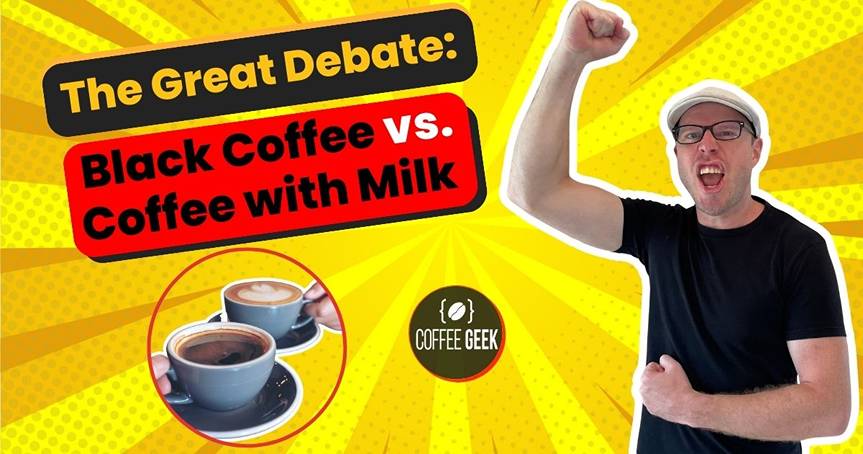 Black coffee vs coffee with milk