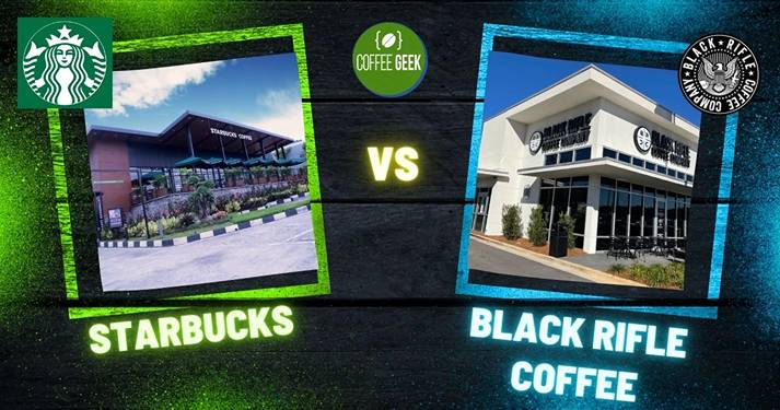 Starbucks vs black rifle coffee.