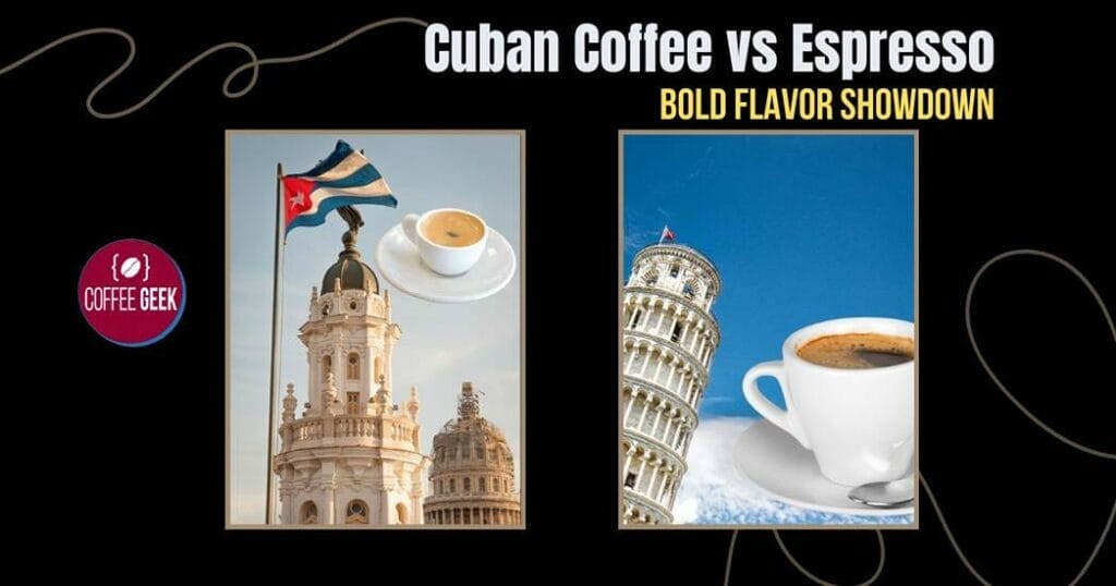 Cuban coffee vs espresso