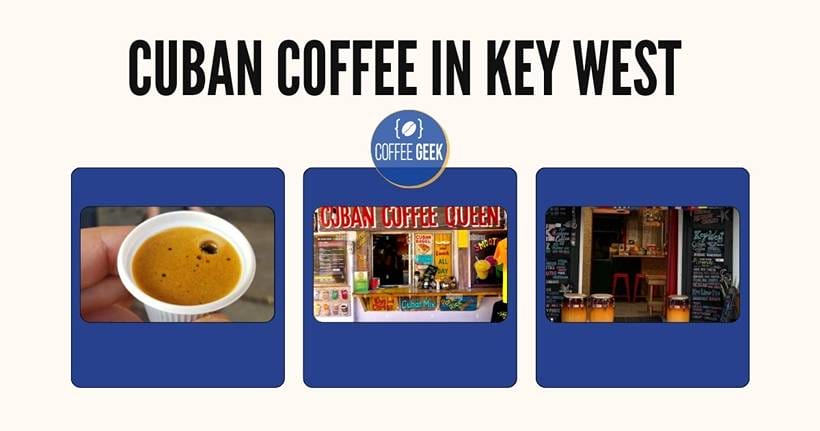 Cuban coffee in key west.