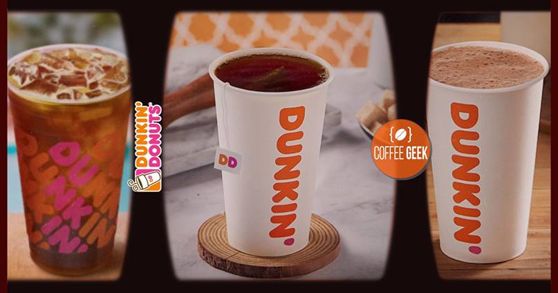 Dunkin’s Tea and Other Beverages Caffeine Content