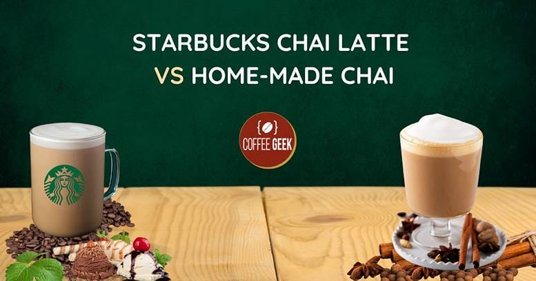 Starbucks chai latte vs home made chai.