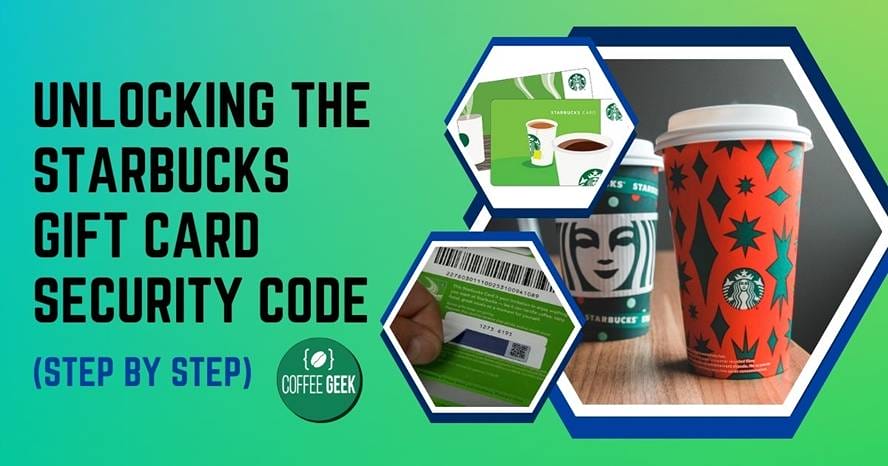 Starbucks gift card security code