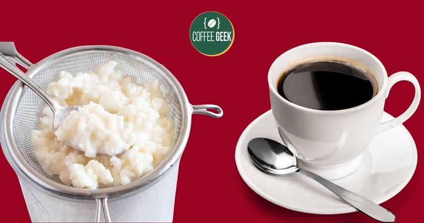 You can experiment and make a kefir-coffee brew by directly mixing kefir into your coffee