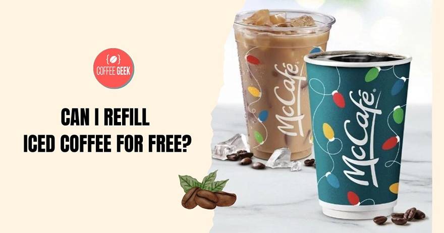 Can i refill iced coffee for free?.