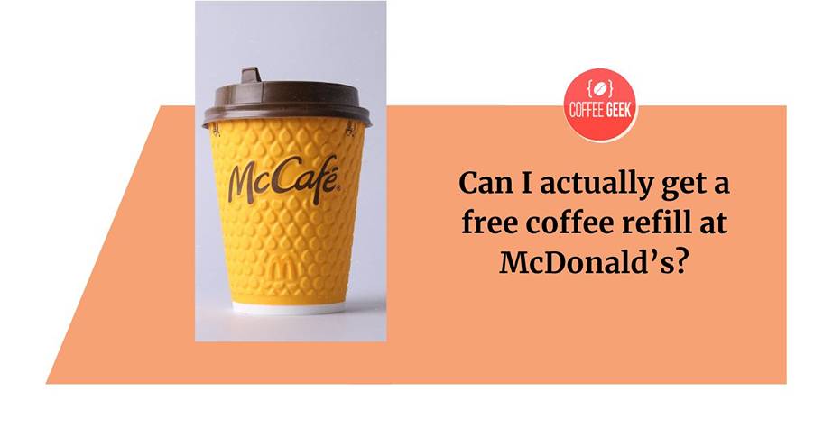 Can you really get a free coffee refill at mcdonald's?.