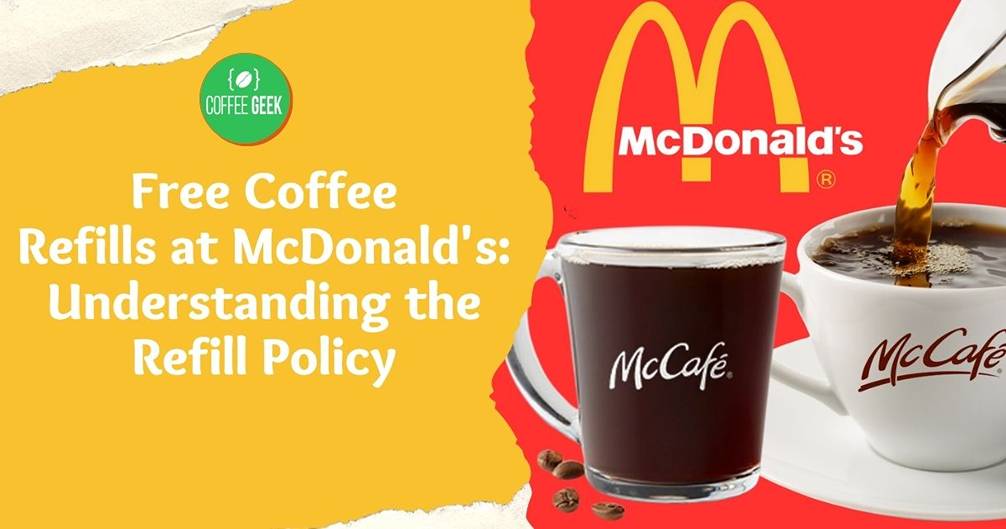 Free coffee refills at mcdonalds