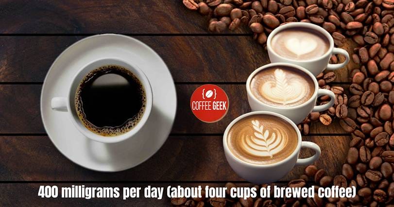 400 million people drink four cups of coffee a day.