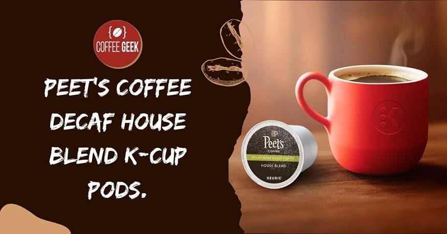 Peet's coffee deaf house blend k cup pods.