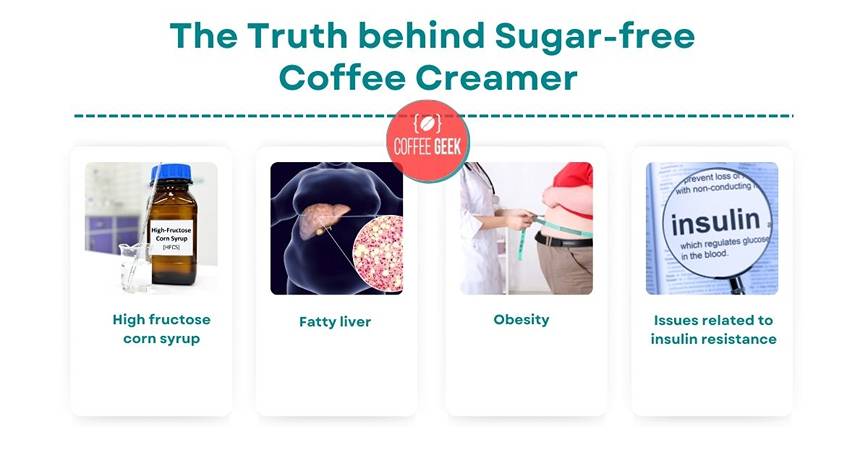 The truth behind sugar free coffee creamer.