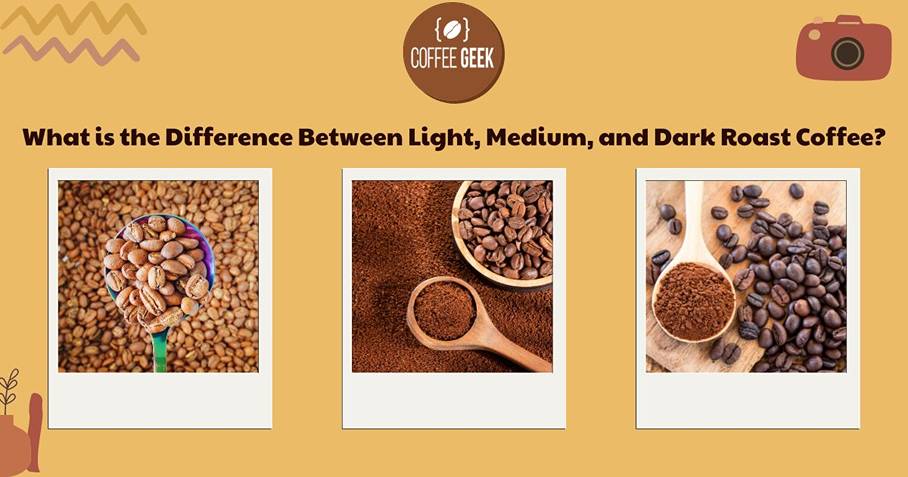 What is the difference between light, medium, and dark roast?.