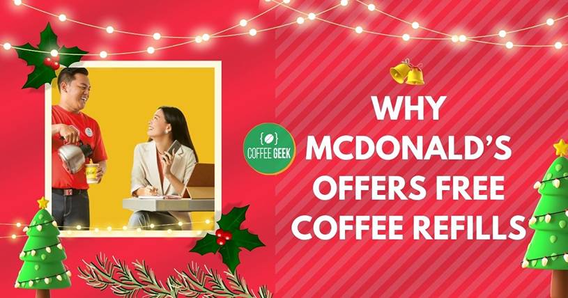 Why mcdonald's offers free coffee refills.
