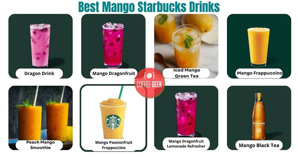 Best mango starbucks drinks.