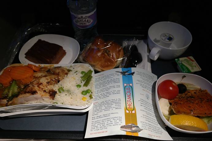 Kosher food on British Airways planes