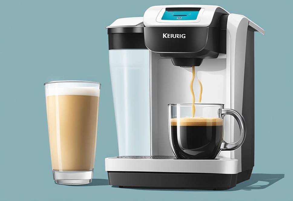 Can I put milk in your Keurig coffee machine instead of water?