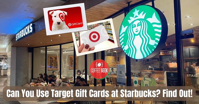 Can you use target gift card at starbucks