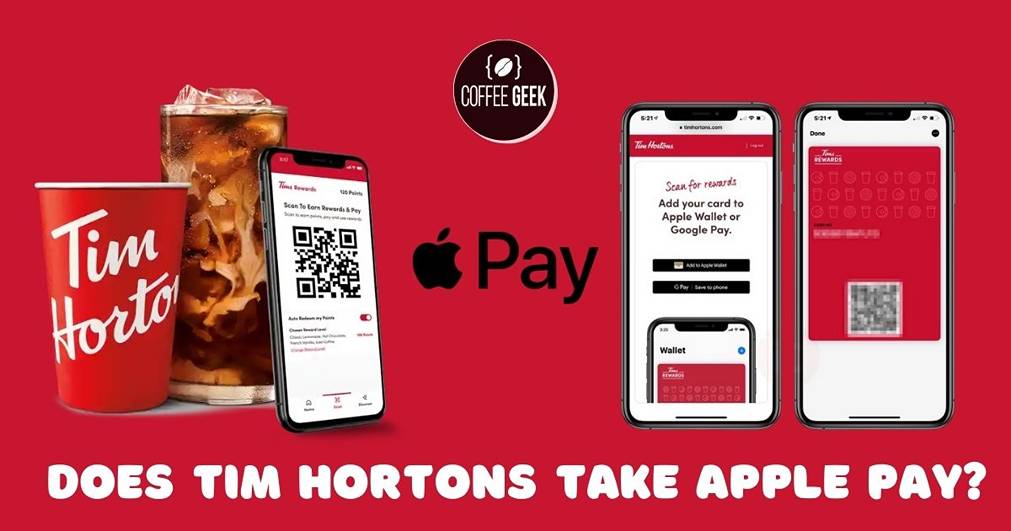 Does tim hortons take apple pay