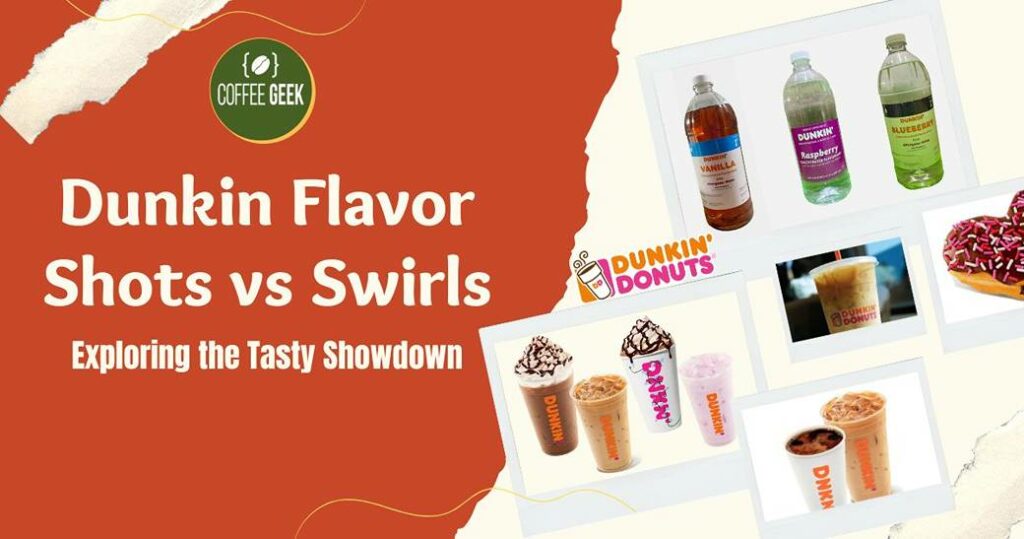 Dunkin flavor shots vs flavor swirls
