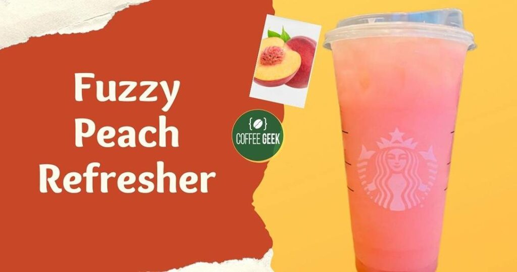 Starbucks fuzzy peach refresher.