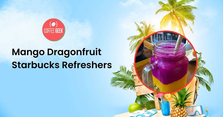 Mango dragonfruit starbucks refreshers.