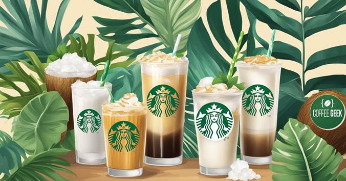 Starbucks, a popular coffee chain, has introduced coconut milk as a delightful milk alternative in its menu