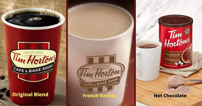 Tim horton's coffee is a great way to start your day.