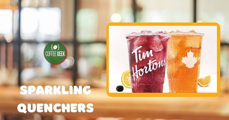 Sparkling quenchers - a drink with the words sparkling quenchers.