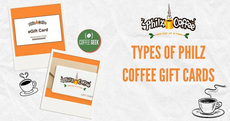 Types of philz coffee gift cards.