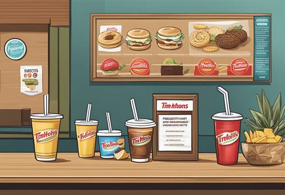 What variety of flavors can I find in Tim Hortons Refreshers?