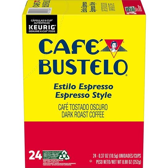 Cafe bustelo el espresso espresso style coffee pods.