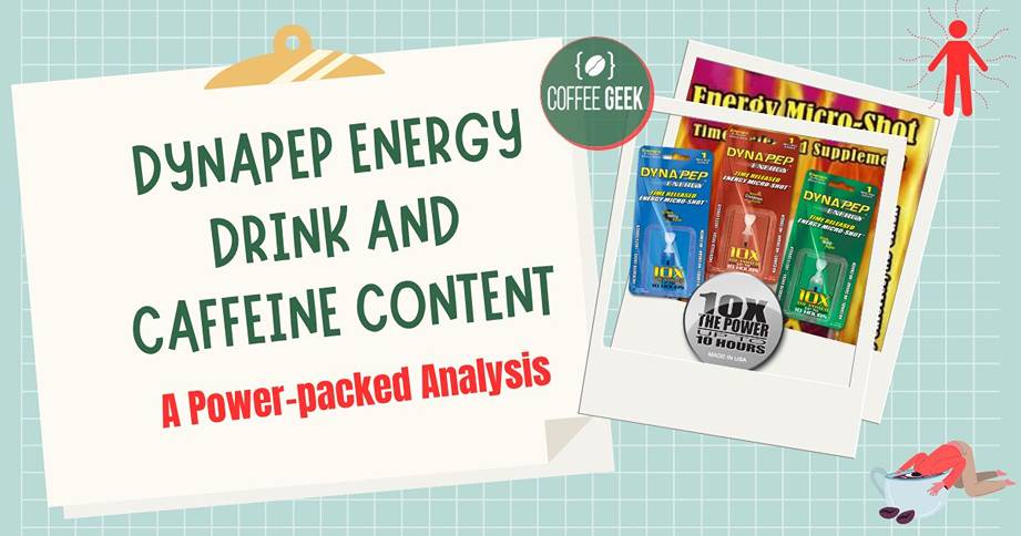 Dynapep energy drink and caffeine content