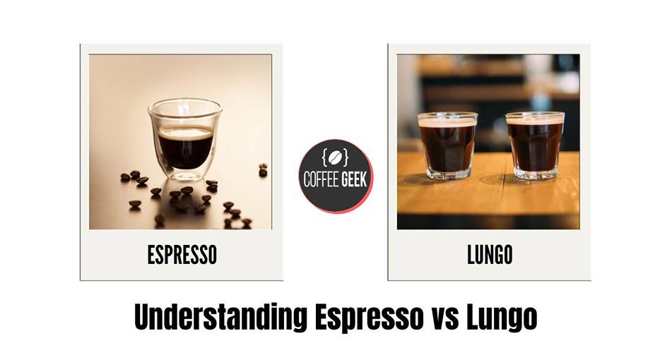 Understanding espresso vs lungo.